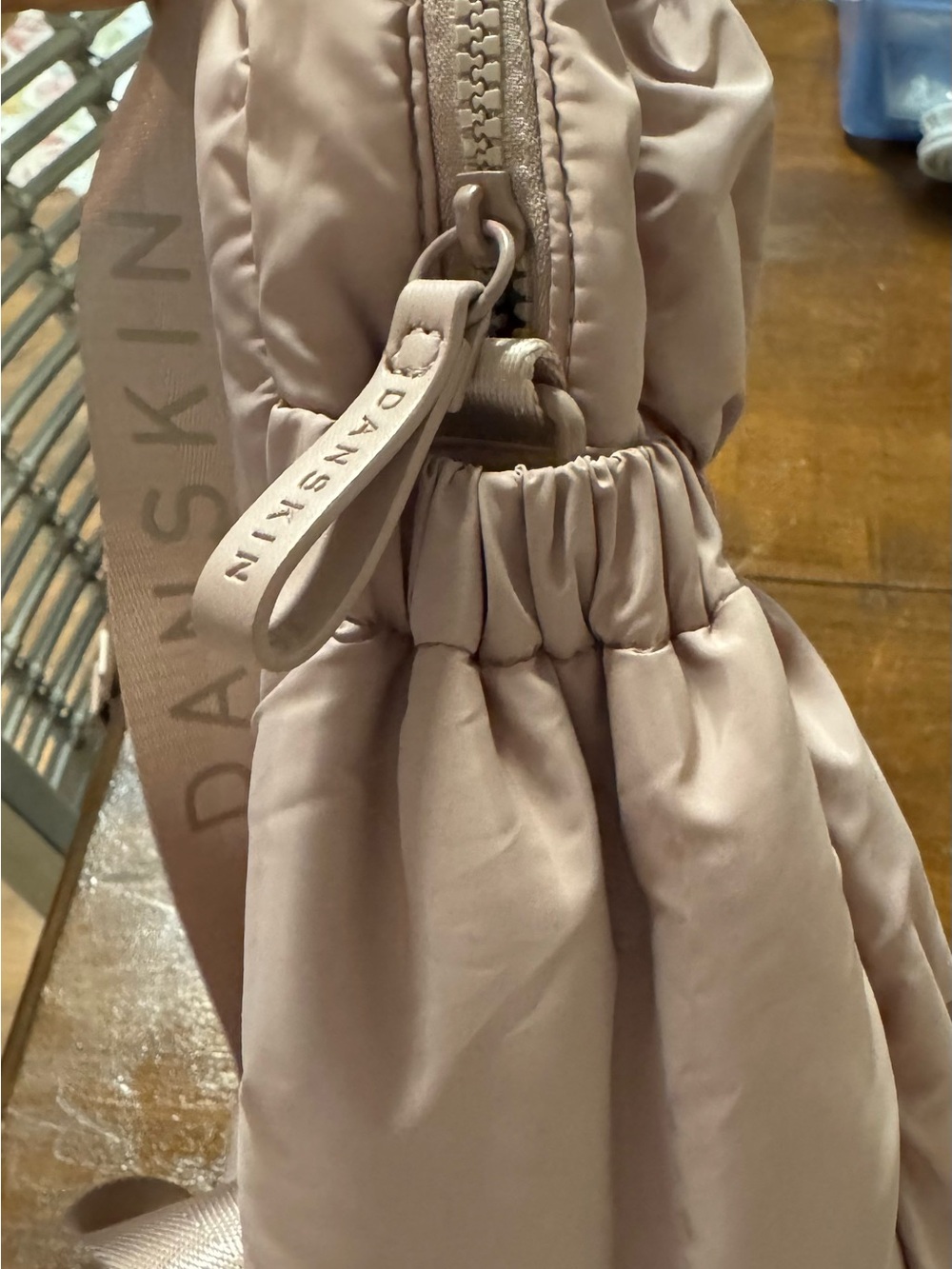 Danskin Blush Pink Puffer-Style Backpack - Picture 3 of 4